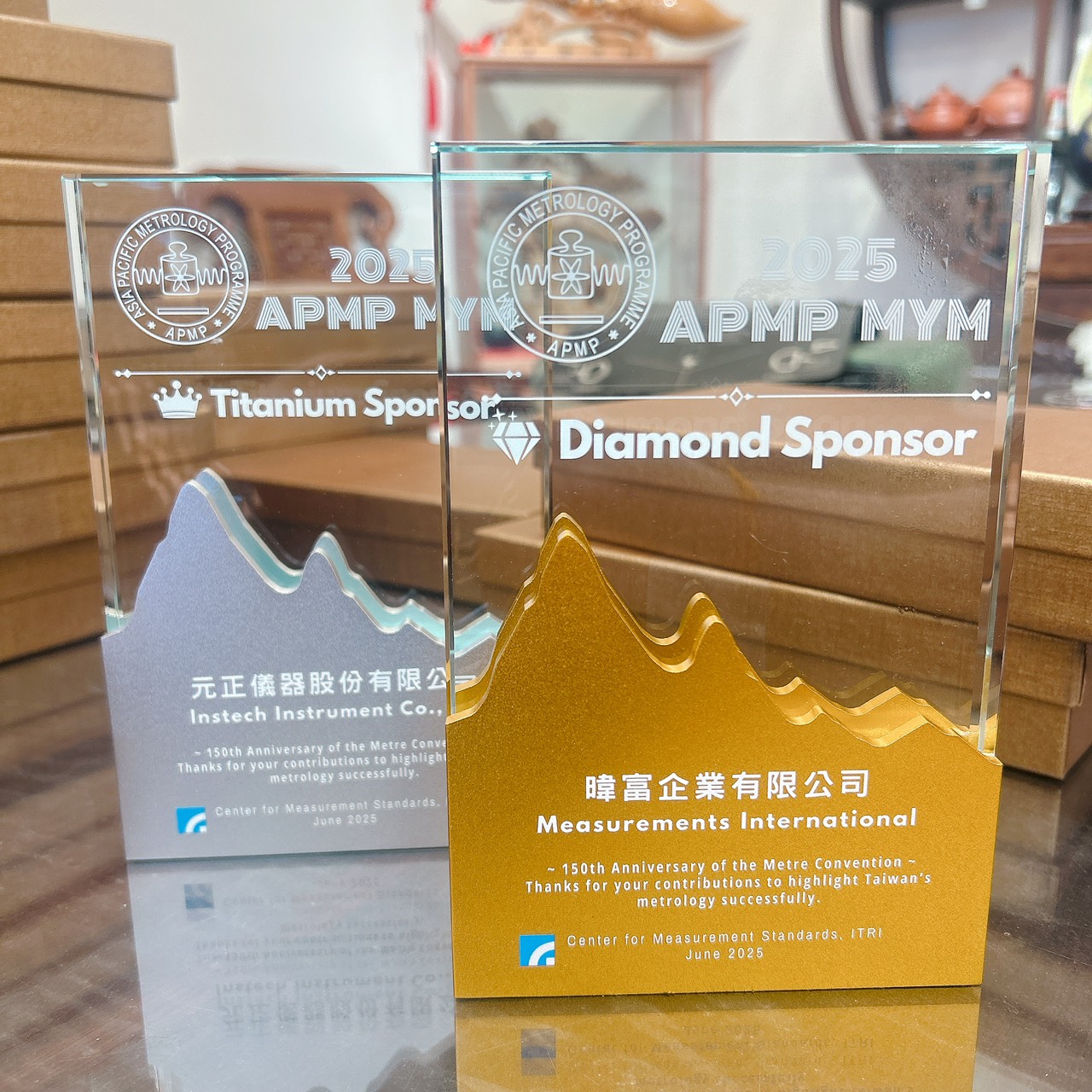水晶獎盃實例-工研院訂製