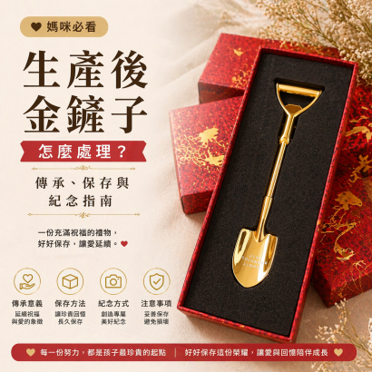 生產後金鏟子怎麼處理？