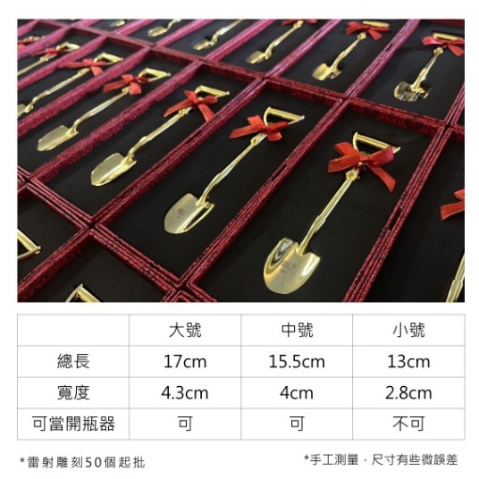 金鏟子尺寸表