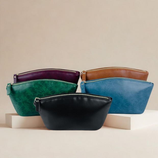 復古手拿化妝包